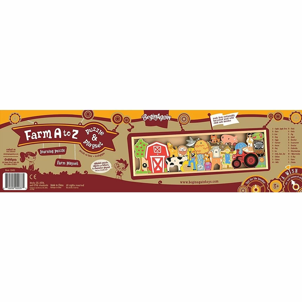 Promo π BEGIN AGAIN FARM A TO Z PUZZLE & PLAYSET π 5 Promo π BEGIN AGAIN FARM A TO Z PUZZLE & PLAYSET π - Image 5