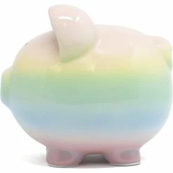 Best Pirce ⌛ CHILD TO CHERISH BOSS HOG PIGGY BANK RAINBOW ✨ -YOKIDOO SALES child to cherish boss hog piggy bank rainbow 3