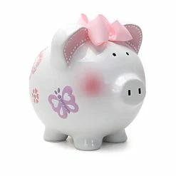 Cheap 😍 CHILD TO CHERISH CERAMIC PIGGY BANK BUTTERFLY 🎁