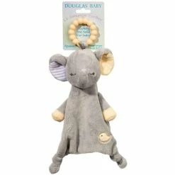 Best Pirce ❤️ DOUGLAS COMPANY INC PLUSH TEETHER JOEY GRAY ELEPHANT ⌛