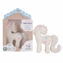 Flash Sale 😀 GREAT PRETENDERS TIKIRI FAIRYTALES UNICORN RUBBER RATTLE*** 🎁