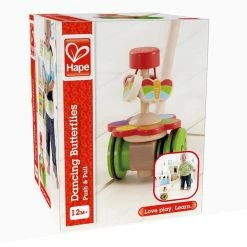 Discount ⭐ HAPE DANCING BUTTERFLIES PUSH & PULL 😍 -YOKIDOO SALES hape dancing butterflies push pull 6
