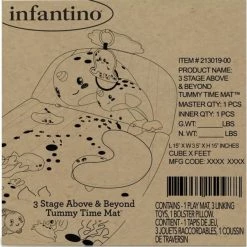 Coupon 🥰 INFANTINO ABOVE & BEYOND TUMMY TIME MAT 🥰 -YOKIDOO SALES infantino above beyond tummy time mat 8