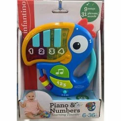 Hot Sale 😀 INFANTINO PIANO & NUMBERS LEARNING TOUCAN 😍 -YOKIDOO SALES infantino piano numbers learning toucan 3