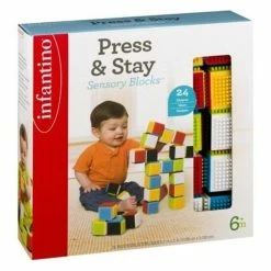 Budget ๐ INFANTINO PRESS & STAY SENSORY BLOCKS โจ