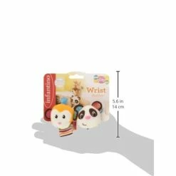 Outlet ✔️ INFANTINO WRIST RATTLES PANDA & MONKEY 🥰 -YOKIDOO SALES infantino wrist rattles panda monkey 3