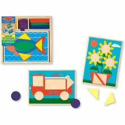Buy 😉 MELISSA AND DOUG BEGINNER PATTERN BLOCKS 🎁 -YOKIDOO SALES melissa and doug beginner pattern blocks 2