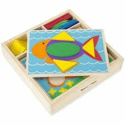Buy 😉 MELISSA AND DOUG BEGINNER PATTERN BLOCKS 🎁 -YOKIDOO SALES melissa and doug beginner pattern blocks 4