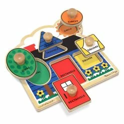 Brand new β MELISSA AND DOUG FIRST SHAPES JUMBO KNOB π