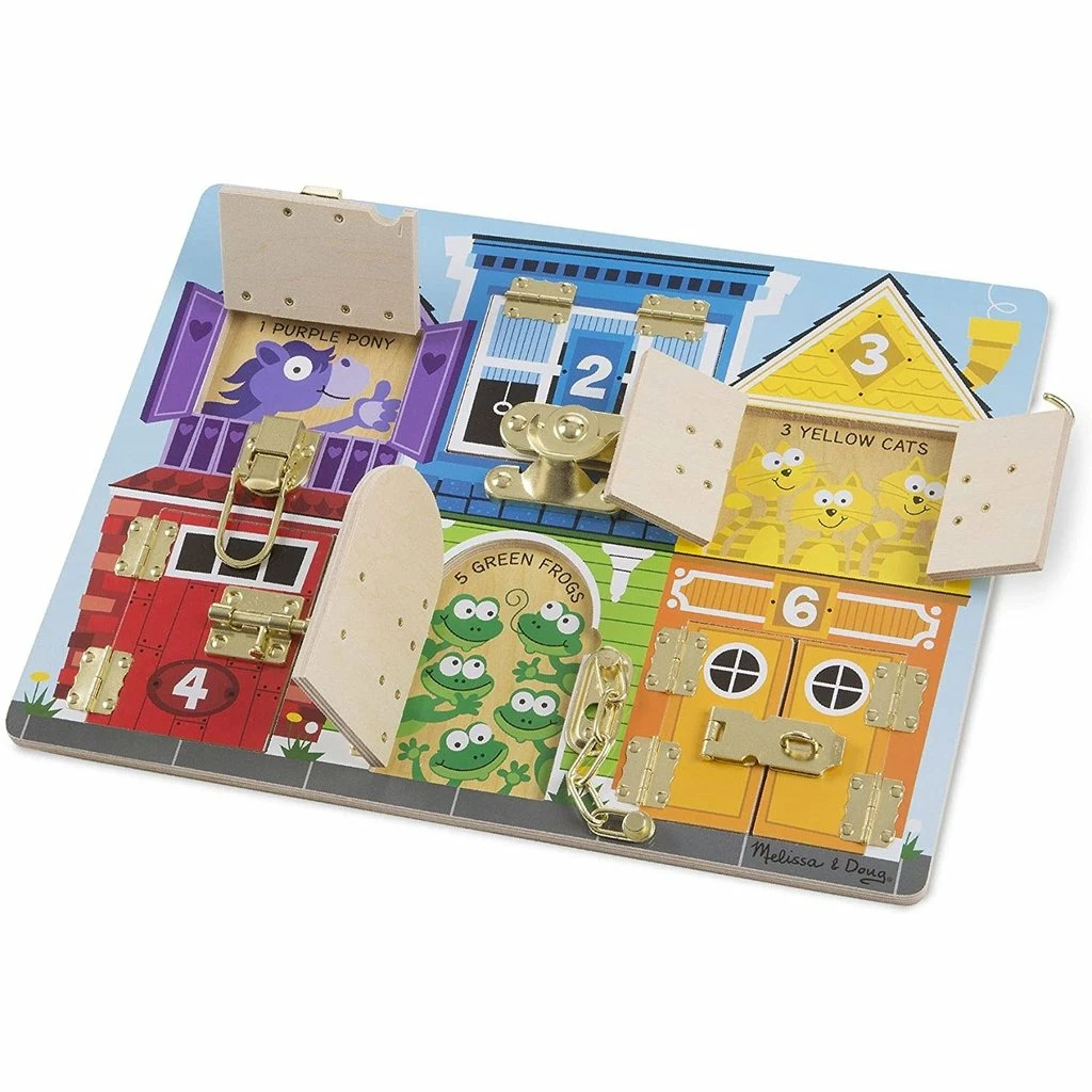 Budget ⨠MELISSA AND DOUG LOCKS & LATCHES BOARD 𧨠2 Budget ⨠MELISSA AND DOUG LOCKS & LATCHES BOARD 𧨠- Image 2