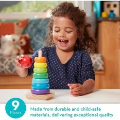Discount 🥰 MELISSA AND DOUG RAINBOW STACKER 🎁
