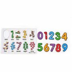Wholesale 🛒 MELISSA AND DOUG SEE-INSIDE: NUMBER PEG PUZZLE 🔥 -YOKIDOO SALES melissa and doug see inside number peg puzzle 3