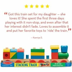 New ✨ MELISSA AND DOUG STACKING TRAIN ✔️ 18 New ✨ MELISSA AND DOUG STACKING TRAIN ✔️ -YOKIDOO SALES melissa and doug stacking train 7