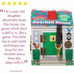 Promo π MELISSA AND DOUG WOODEN DOORBELL HOUSE π 19 Promo π MELISSA AND DOUG WOODEN DOORBELL HOUSE π -YOKIDOO SALES melissa and doug wooden doorbell house 7
