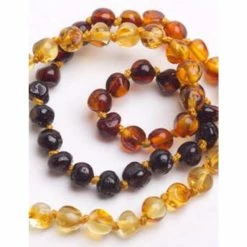 Brand new 🧨 MOMMA GOOSE BABIES AMBER TEETHING NECKLACE 😉 -YOKIDOO SALES momma goose babies amber teething necklace 2