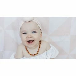Brand new 🧨 MOMMA GOOSE BABIES AMBER TEETHING NECKLACE 😉 -YOKIDOO SALES momma goose babies amber teething necklace 4