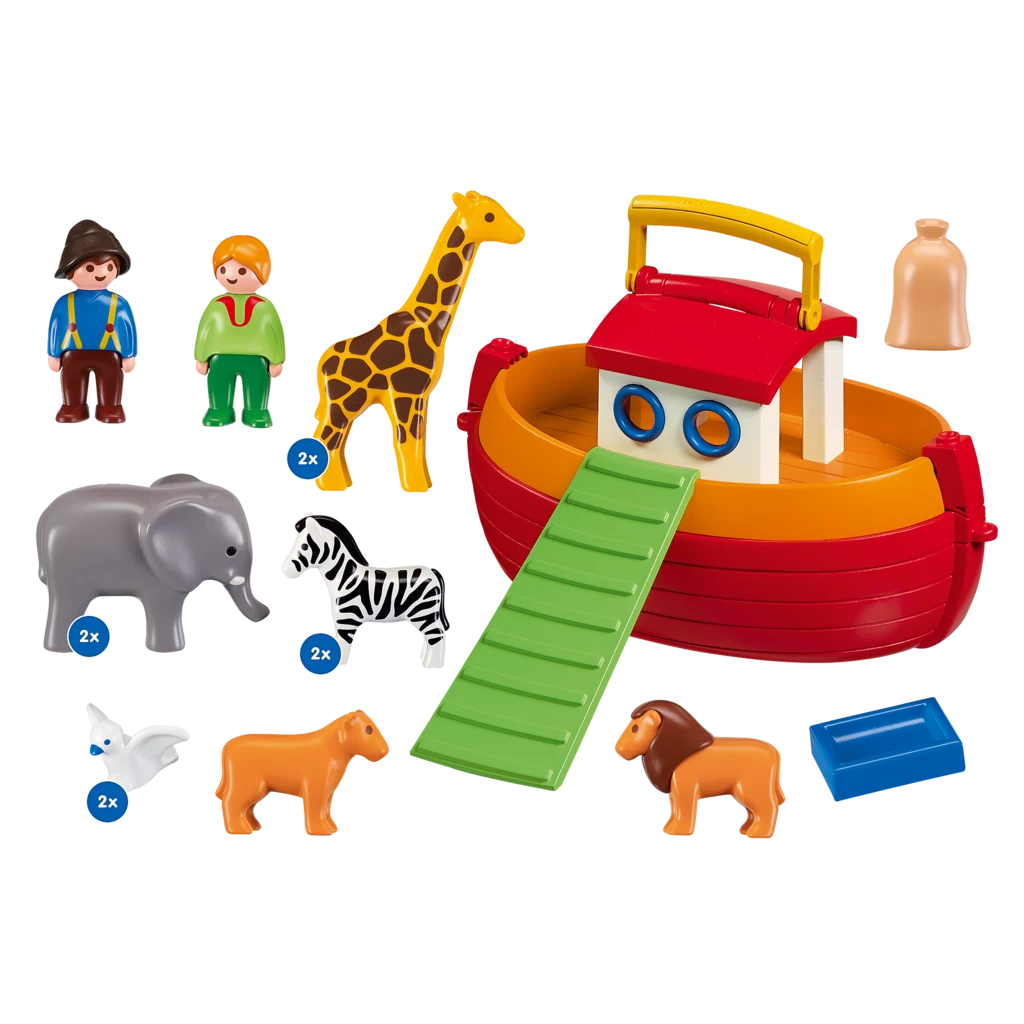 Hot Sale 😍 TAKE ALONG NOAHS ARK PLAYMOBIL 1.2.3 🧨 2 Hot Sale 😍 TAKE ALONG NOAHS ARK PLAYMOBIL 1.2.3 🧨 - Image 2