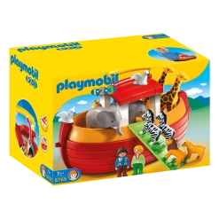 Hot Sale 😍 TAKE ALONG NOAHS ARK PLAYMOBIL 1.2.3 🧨