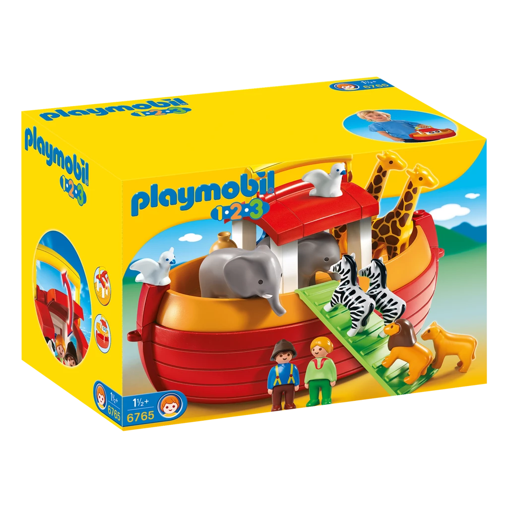 Hot Sale 😍 TAKE ALONG NOAHS ARK PLAYMOBIL 1.2.3 🧨 1 Hot Sale 😍 TAKE ALONG NOAHS ARK PLAYMOBIL 1.2.3 🧨