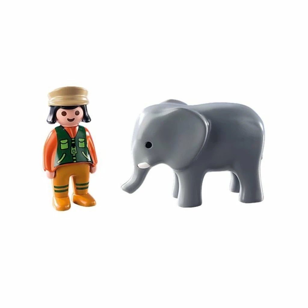 Promo ๐ ZOOKEEPER WITH ELEPHANT PLAYMOBIL 1.2.3 ๐ 2 Promo ๐ ZOOKEEPER WITH ELEPHANT PLAYMOBIL 1.2.3 ๐ - Image 2