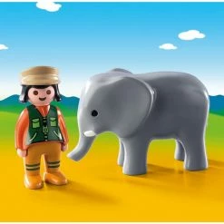 Promo ๐ ZOOKEEPER WITH ELEPHANT PLAYMOBIL 1.2.3 ๐ 6 Promo ๐ ZOOKEEPER WITH ELEPHANT PLAYMOBIL 1.2.3 ๐ -YOKIDOO SALES playmobil zookeeper with elephant playmobil 123 2