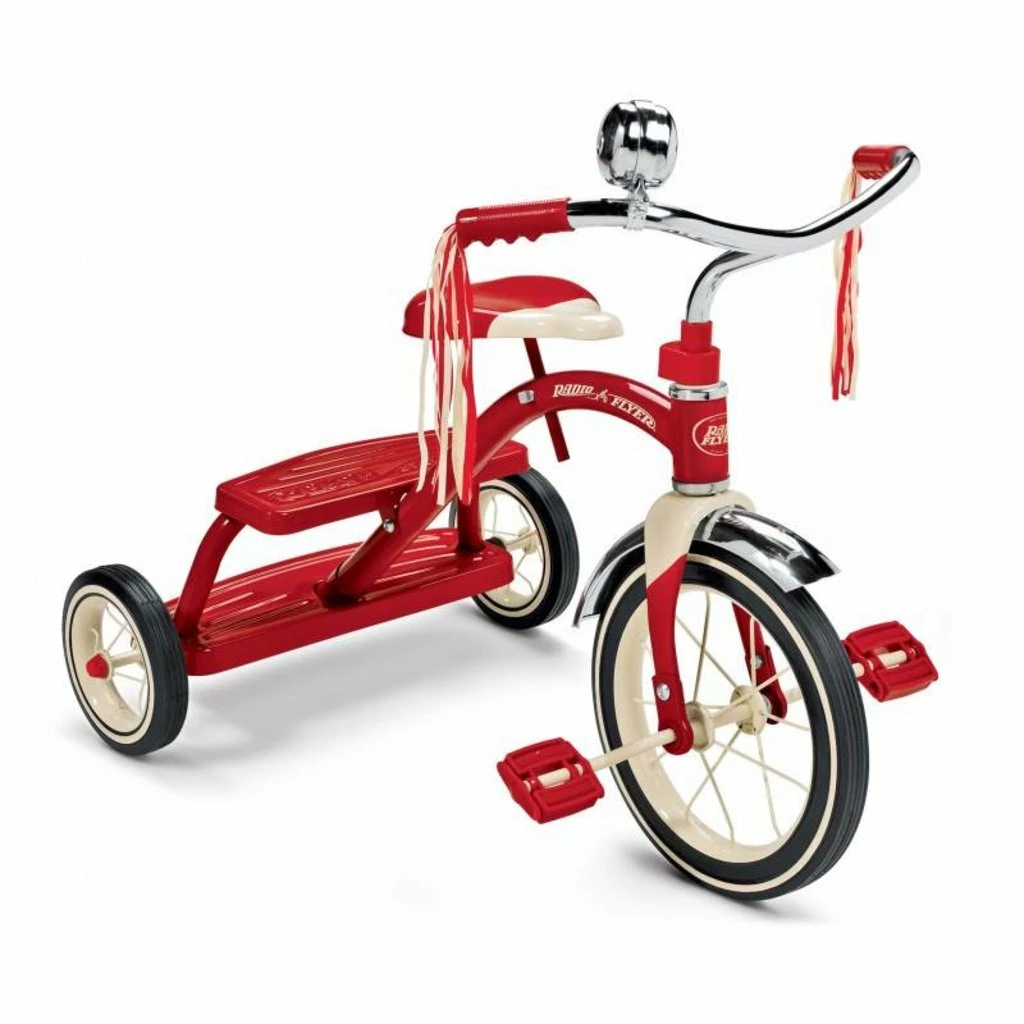 Budget ⌛ RADIO FLYER CLASSIC RED DUAL DECK TRICYCLE 🎁 2 Budget ⌛ RADIO FLYER CLASSIC RED DUAL DECK TRICYCLE 🎁 - Image 2